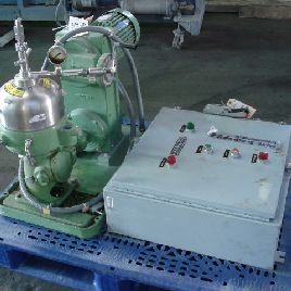 Westfalia#KA2-75-575, Stainless Steel,9470 RPM,centripetal pump disch,Magnetek vari-speed gearbox,1.5 HP,230/460 V.XP,1989,#36333