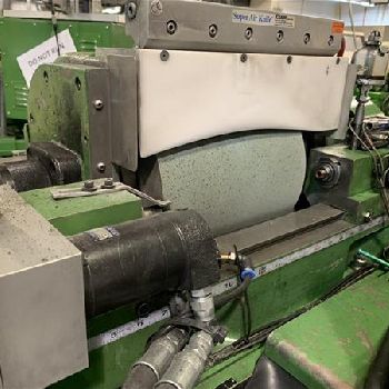 Glebar#PG-9CRG, PLC, 2" diameter cap, 9 x 12-5/8 grinding wheel, plunge form, 2010