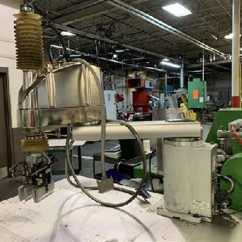 Glebar#PG-9CRG, PLC, 2" diameter cap, 9 x 12-5/8 grinding wheel, plunge form, 2010