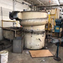 Walther Trowal # CA650A, Rundvibrator-Schlichtfräse, programmierbarer Autocycle, 2008