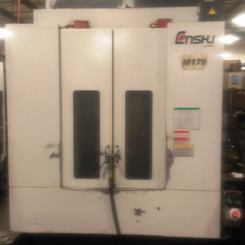 Enshu#JE50S, HMC,19.7" X,19.7 Y,19.7 Z,20 pllts,Fanuc 18iM,12000 RPM,40 ATC,â€™07