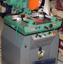 4" IBP/Pedrazzoli#PERRIS-350, compound mitre, air clamp, 3400 RPM, new, tag #14365