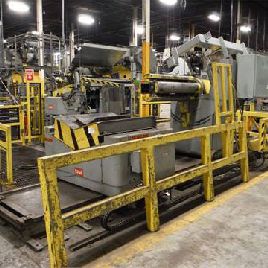 12000 lb.Rowe#12040DSL/C3-4, 40" W,feedline,0.156 @ 24 wide,coil reel,coil car