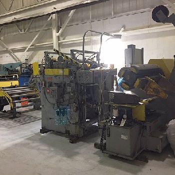 12000 lb.Rowe#12040DSL/C3-4, 40" W,feedline,0.156 @ 24 wide,coil reel,coil car