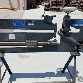 May Tool#MTC-42, circle shear, 16 ga. x 42" cutting diameter, stand, #A5346 (2 available)