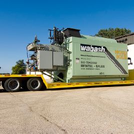 40000 PPHCleaver-Brooks / Nebraska, caldera de tubo de agua, montada en remolque, 350 psi, gas / petróleo (8 disponibles)