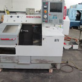 Haas#MINI-LATHE, CNC, 5.75" max swing, 6000 RPM, 7.5 HP, 5C Collet chuck, 2001