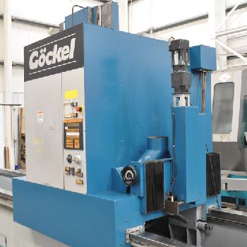 21.5" x 232Gockel#G80PL, 2-work stations,10 ht,Clear,23.62 W,clnt,PLC,70 HP,1996