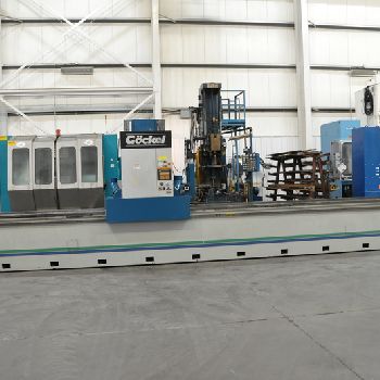 21.5" x 232Gockel#G80PL, 2-work stations,10 ht,Clear,23.62 W,clnt,PLC,70 HP,1996