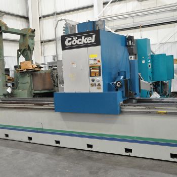 21.5" x 232Gockel#G80PL, 2-work stations,10 ht,Clear,23.62 W,clnt,PLC,70 HP,1996