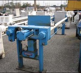 24 "Sperry, squelette de filtre-presse, type 47 48 49 vérin hydraulique à double effet avec pompe, 4 yeux, 145 ° de jour, # 16700