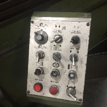 35" x 142Nicola Ruaro Scledum#RG450/3, hyd crankshaft grinder,4 jaw 15.5 chuck