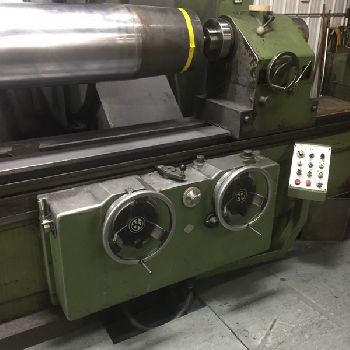 35" x 142Nicola Ruaro Scledum#RG450/3, hyd crankshaft grinder,4 jaw 15.5 chuck