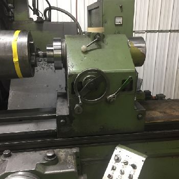 35" x 142Nicola Ruaro Scledum#RG450/3, hyd crankshaft grinder,4 jaw 15.5 chuck