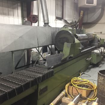 35" x 142Nicola Ruaro Scledum#RG450/3, hyd crankshaft grinder,4 jaw 15.5 chuck