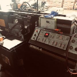 16"HEM#H-105A-4, auto horizontal bandsaw,14 round,16 rect,5HP,excellent,2008