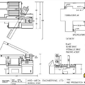 20" x 30Hyd-Mech#M-20A, auto pivot bandsaw,1.5 x 20’6 blade size,10 HP,new,#071828