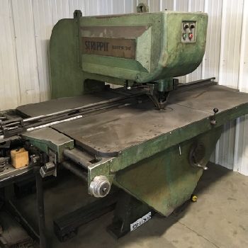 30 Ton,Strippit#SUPER-30, semi-auto fabricator,1/4" stock thickness,48 x 72 table