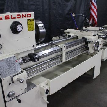 19.5" x 105LeBlond#SERVO-SHIFT, D1-6,1000 RPM,#4MT,in/mm,10HP,14.5 bed,12 3-Jaw