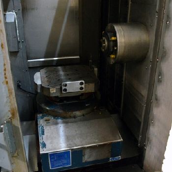 Kiwa#KNH-426X, HMC,Fanuc 18iMB,23.6" X,24 Y,26 Z,64 ATC,(2) pallet,12000 RPM