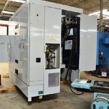 Kiwa#KNH-426X, HMC,Fanuc 18iMB,23.6" X,24 Y,26 Z,64 ATC,(2) pallet,12000 RPM