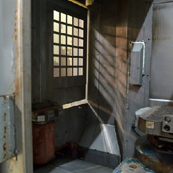 Kiwa#KNH-426X, HMC,Fanuc 18iMB,23.6" X,24 Y,26 Z,64 ATC,(2) pallet,12000 RPM