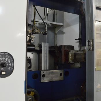 Kiwa#KNH-426X, HMC,Fanuc 18iMB,23.6" X,24 Y,26 Z,64 ATC,(2) pallet,12000 RPM