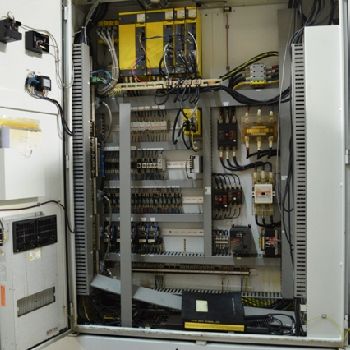 Kiwa#KNH-426X, HMC,Fanuc 18iMB,23.6" X,24 Y,26 Z,64 ATC,(2) pallet,12000 RPM