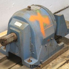 3.8 HP @ 1750 RPM,FmcCorp. #2947Y730-H, Inline Gear Reducer, 86.5:1 Ratio, 20 RPM output, #22290