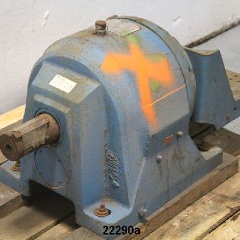 3.8 HP @ 1750 RPM,FmcCorp. #2947Y730-H, Inline Gear Reducer, 86.5:1 Ratio, 20 RPM output, #22290