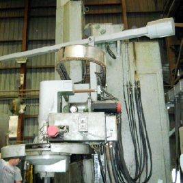 76 "Bullard # DYNATAPE, RH, 16 ATC, 2’ Ex Hi Column, 92-1 / 2 UR, 4-Jaw, Fanuc 0T, 1.7 / 200 RPM