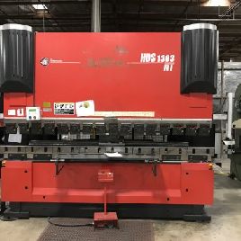 143 Ton,Amada#HDS-1303NT, down-acting servo/hyd press brake,10.7â€™ OA,2006,#11133