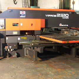 22 Ton,Amada#VIPROS-2510-KING, 31 station, 3 A/I, 50" x 98 sheet, Fanuc 18P, 2000, #9252