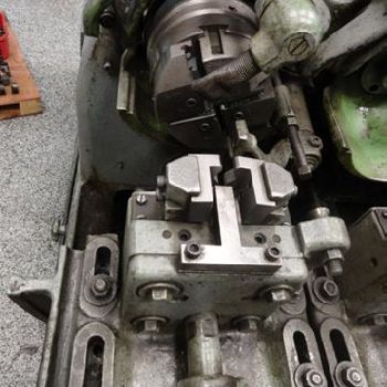 1/4" - 3/4Landis4 head bar &amp; pipe threader, 7-3/4 thread length, misc.holders &amp; chasers, Tag #15527