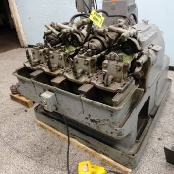 1/4" - 3/4Landis4 head bar &amp; pipe threader, 7-3/4 thread length, misc.holders &amp; chasers, Tag #15527