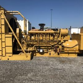 2000 KWCaterpillar#3516B, diesel, 4160 V., 3-ph, open skid mounted, 887 hrs, 1999