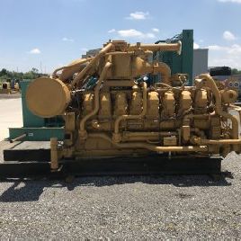 1300 KWCaterpillar # G3516, grupo electrógeno NG, 1000 horas, montado sobre patines, 2003