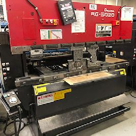 50 тонн, Amada # RG-5020LD, 2-осевой ЧПУ, 6-ОА, 1999, № 3078