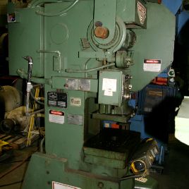 32 Ton,Federal, OBI flywheel press, 3" str,11 SH to bed,24 RLx15 FB,60-200 SPM,#sr4655