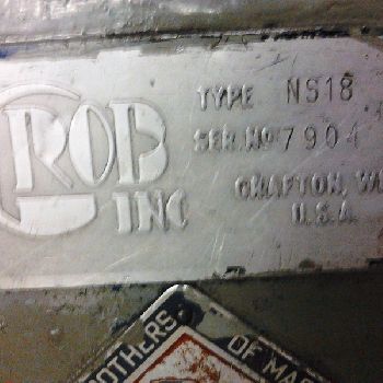 18"Grob#NS-18, vertical saw, #9276