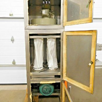 6" x 5Jiangyin Baoli#JB-30-B, crusher grinder dust collector, 316 Stainless Steel, 3800 RPM, 5 W x 6 L opening