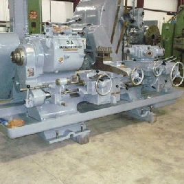 No. 3AWarner &amp; Swasey, M3500,square head,saddle type turret lathe,23-1/2" swing o/bed ways,43 centers,4-3/4 spindle hole,1941,#L630459