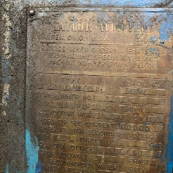 400 KVATaylor-Winfield#EXB.12.400, large extra heavy duty press type,12" throat,440/460/480 V.,#6756