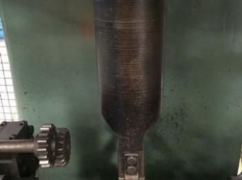 100 Ton,Eitel#RP100, C-frame straightening press,10" stroke,38 DL,20 HP,1980,#68023