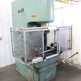 100 Ton,Eitel#RP100, C-frame straightening press,10" stroke,38 DL,20 HP,1980,#68023