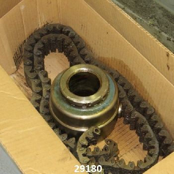 25.2 HP @ 640 RPM,Cleveland#283F, Worm Gear Speed Reducer, 10:1 Ratio, #29180