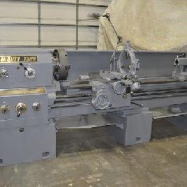 21" x 80Mighty Turn#ML-2180-GL, gap bed engine lathe,3&amp;4 jaw chucks,DRO,S/R