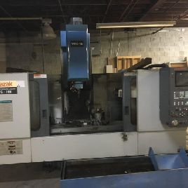 Mazak # VTC-16B, CNC VMC, 24 ATC, 44 "X, 16 Y, 20.08 Z, 7000 RPM, CAT40,15 HP, Mazatrol M-32B, 1994