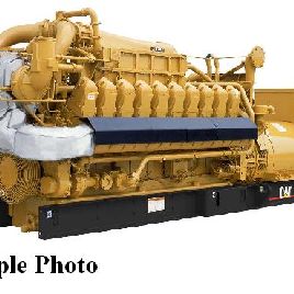 1600 KWCaterpillar # G3520C, grupo electrógeno de gas de relleno sanitario, 480 V.