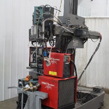 6’ x 4’CayugaJetline #M140401P, welding manipulator,34 IPM lift,pendant control,#62335